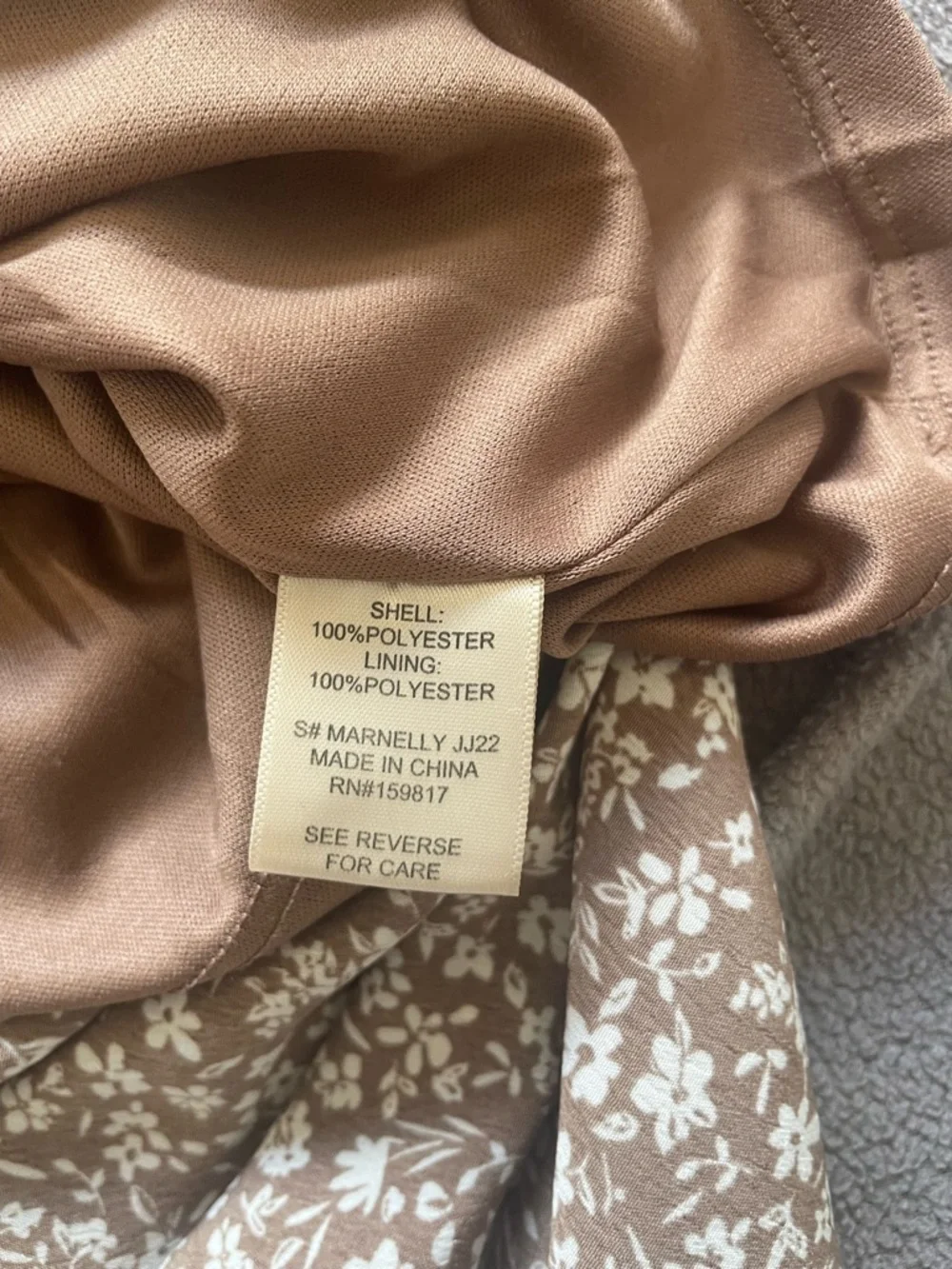 Altar’d State Floral A-Line Midi Skirt Small Brown White Lined Cottagecore - Picture 11 of 12